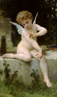 Bouguereau - Cupid With A Butterfly (1888)