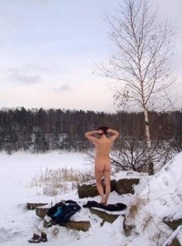 Winter Nudist Family-11